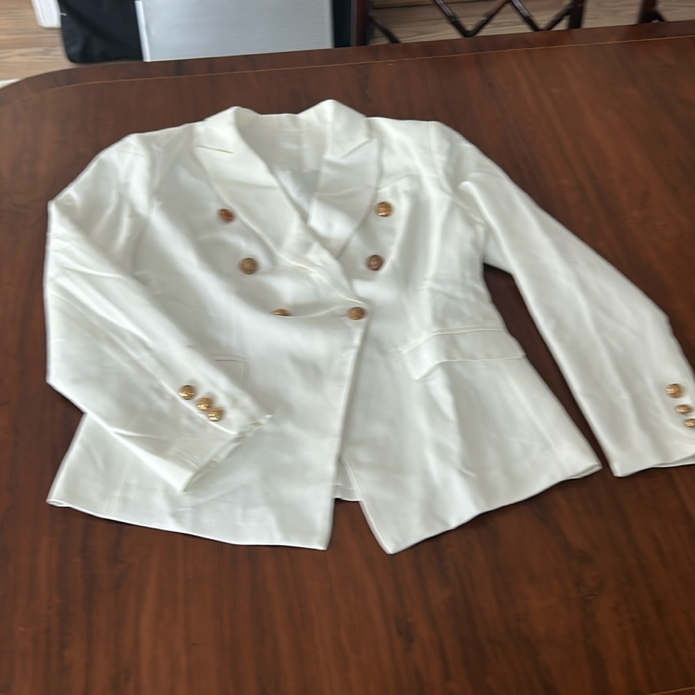 Double Breasted Fitted Blazer